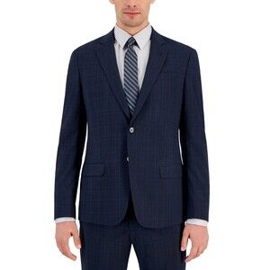 Armani Exchange Men's Slim-Fit Wool Suit Jackets, Navy, 38R
